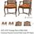 Vintage Mid 20th Century French Carved Oak Louis XV Style Fauteuil 12 thumbnail