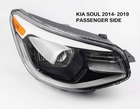 2014 TO 2019 KIA SOUL HEAD LIGHT FIXTURE PASSENGER SIDE 1