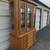 Vinage 1980's Oak China Cabinets 2 thumbnail