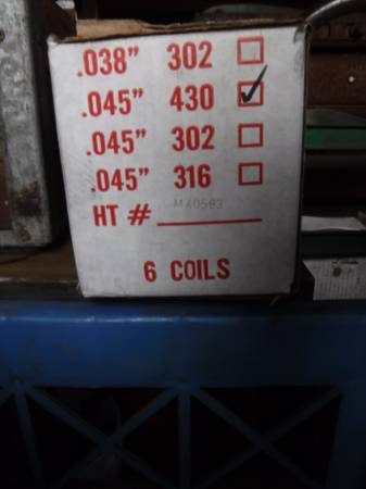 SS wire one box of 6 rolls - $50 (bellingham)63471247513347120