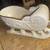 Vintage Christmas Xmas Santa & Holland Mold Sleigh Sled Display 8 thumbnail