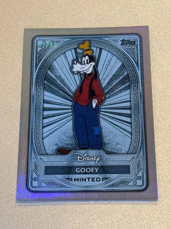 Topps Disney Minted 2025 Goofy #102 /99 - collectibles - by owner