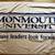 Monmouth University BEACH TOWEL -- White with Blue Letters (SIZE: 32.5" x 53") 3 thumbnail