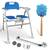 Shower Chair for Elderly and Disabled, Adjustable Height Foldable Show 1 thumbnail