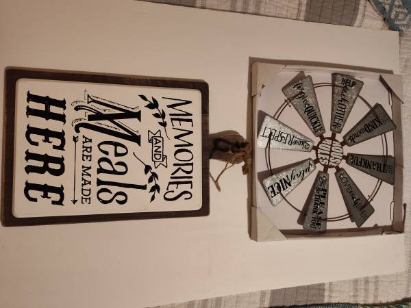 * 2) NEW HOME WALL DECOR ITEMS* 1