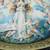 Anheuser Busch Vintage Oval Steel Serving Tray Cherubs Angels 4 thumbnail
