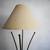 Vintage late modern bronze tripod floor lamp 2 thumbnail