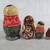 Russian Traditional Cultural Family Hand Painted Nesting Dolls 5 Pcs. 5 thumbnail