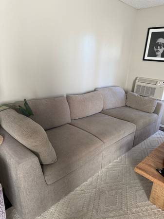 Grey Sectional Couch 1