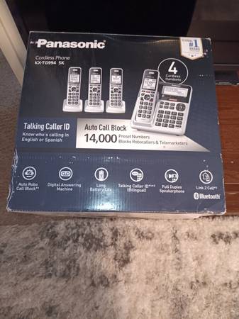 Panasonic, cordless phones.4 pc 1