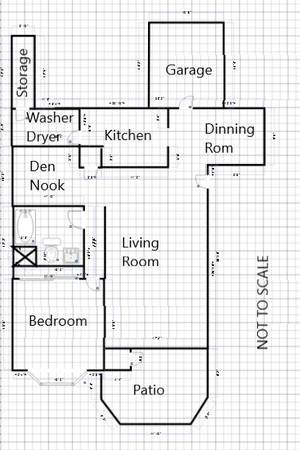 $3,400 / 1br - 900ft2 - Large 1br w/ attached garage, A/C, and washer/dryer in unit (sunnyvale)63845956181251123