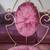 1960s purple tassel vanity chair 4 thumbnail