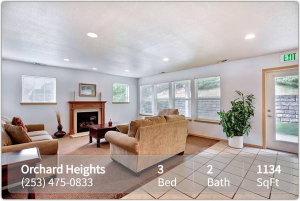 $1,704 / 3br - 1134ft2 - Wonderful 3 bed / 2 bath in prime location! Close to everything! (Tacoma)64031306165377122