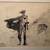 modern art unique drawing surrealist "Vittorio" 1 thumbnail