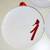 Set of  (12) Adorable Cardinals 6" Plates with Ribbons (NEW) 2 thumbnail