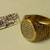 10 Kt Yellow Gold Oval Front Cluster CZ Fashion Ring Size 6.5 15 thumbnail