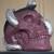8" Gothic Halloween Skull With Snake Decor 1 thumbnail