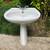 Pedestal bathroom sink with faucet 1 thumbnail