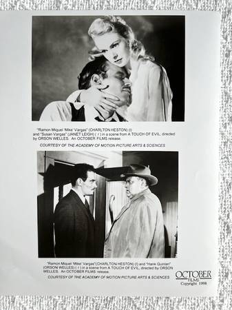 Orson Welles TOUCH OF EVIL Restoration Reissue Still 1