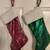 Sassy & Sparkly "Boss" Pair Sequin Christmas Stockings 4 thumbnail