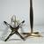 (2pc) Pair Tall MCM Style Brass Table Lamps 4 thumbnail