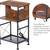 NEW 3 Tier Narrow Side Table with Charging Station 7 thumbnail