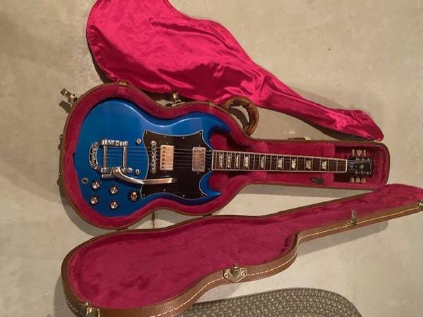 1992 GIBSON SG STANDARD - CANDY APPLE BLUE - musical
