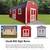 10% OFF Sturdi-Bilt 10' x 16' Amish Built High Barn Storage Shed 13 thumbnail