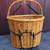 Large "Beach & Dog Monterey" Front Mount Bike Basket (Wicker Basket) 5 thumbnail