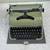 1956 Groma Model T Typewriter VINTAGE Green With Case WORKING USSR GER 2 thumbnail