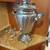 Antique Russian Imperial Tula Samovar Crafted in Russia Nickel Plated 20” 2 thumbnail