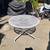 Metal Patio Table with a Concrete Base 4 a Umbrella 1 thumbnail