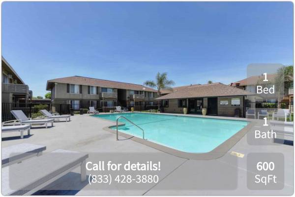 $1,515 / 1br - 600ft2 - Spacious and beautiful. Consider your new 1 bed / 1 bath found! (Modesto/Ceres/Turlock)63970306761218122