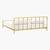 Alchemy Brass King Bed by CB2 3 thumbnail