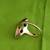 Antique Ring Diamond 14kt Gold Onyx Ladies  size 6 Victorian Art Deco 4 thumbnail