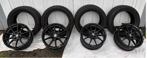 FOR SALE: Hankook Tires + Sparco Trofeo Rims + Ford TPMS | 17” | 5x108 1