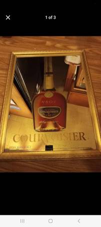 Courvoisier mirror 27 x 21... $10 1
