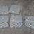 5 Checkered Seat Cushions patio chair reversible black white 22"  outd 1 thumbnail