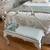 DESIGNER Custom Upholstered Bench - Ball & Claw Feet 2 thumbnail