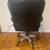 Black Leather Home Office Adjustable Height Computer Table Desk Chair 4 thumbnail