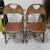 Vintage Unique PAIR of Folding Chairs - Wood & Metal - VERY NICE 1 thumbnail