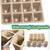 New Seedling Peat Pot Start Trays, 640 Cells with Accessories 3 thumbnail