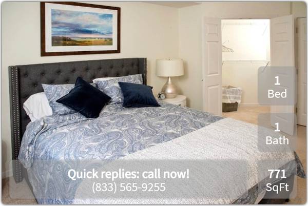 $1,433 / 1br - 771ft2 - Shhh! It’s quiet over here. Serene 1 bed, 1 bath at The Legends of Spr (Spring Lake Park - Triangle Memorial Park)64048422867842122