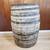 Large Antique Primitive 8-Band Oak Whiskey Barrel 5 thumbnail