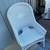 Light Blue Resin Wicker Chair. 2 thumbnail