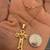 Italian 18K Yellow Gold Necklace with Beautiful Cross (Made in Italy) 1 thumbnail