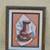 Native American painting on a slab of rock, framed wall hanging 2 thumbnail