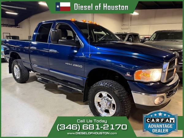 2005 DODGE RAM 2500 SLT 4X4 NV5600 MANUAL 5.9L CUMMINS H.O DIESEL 1