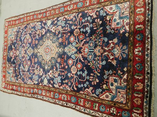 6.10 x 4 Kashan Persian rug 100% soft wool pile carpet, washed 1