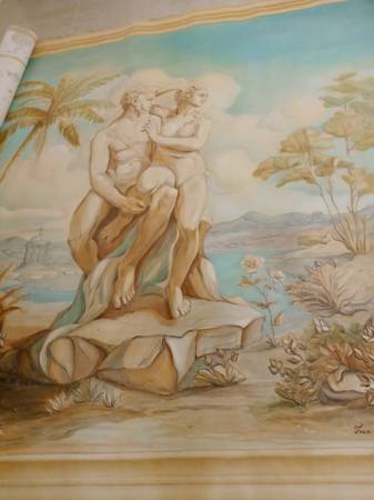 Amazing Greek Themed wall mural on canvas (Orig.7000) 1